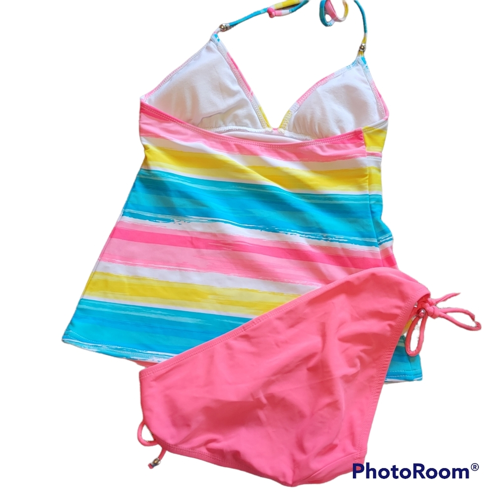 CANDIES Tankini Swim Suit Xsmall/Small - Picture 2 of 2
